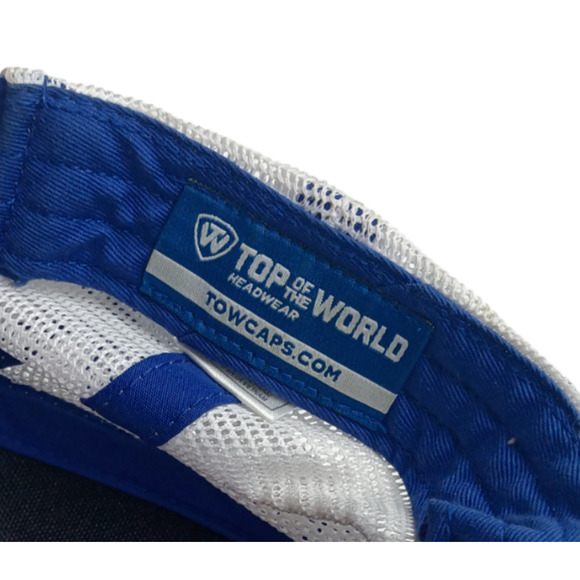 Top of the World, Rare White Mesh Truckers Huskies Snapback,‎ Orange & Blue - Picture 9 of 10